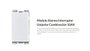 Imagen de MODULO INTERRUPTOR BLANCO UNIPOLAR COMBINADO ATENEA 10AMP